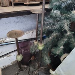 3 Set Of Candle Holden  Stand With Candle Shot 