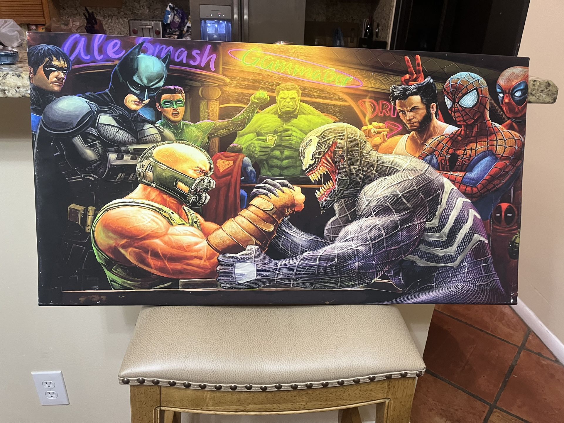 Superhero Comics Wall Art