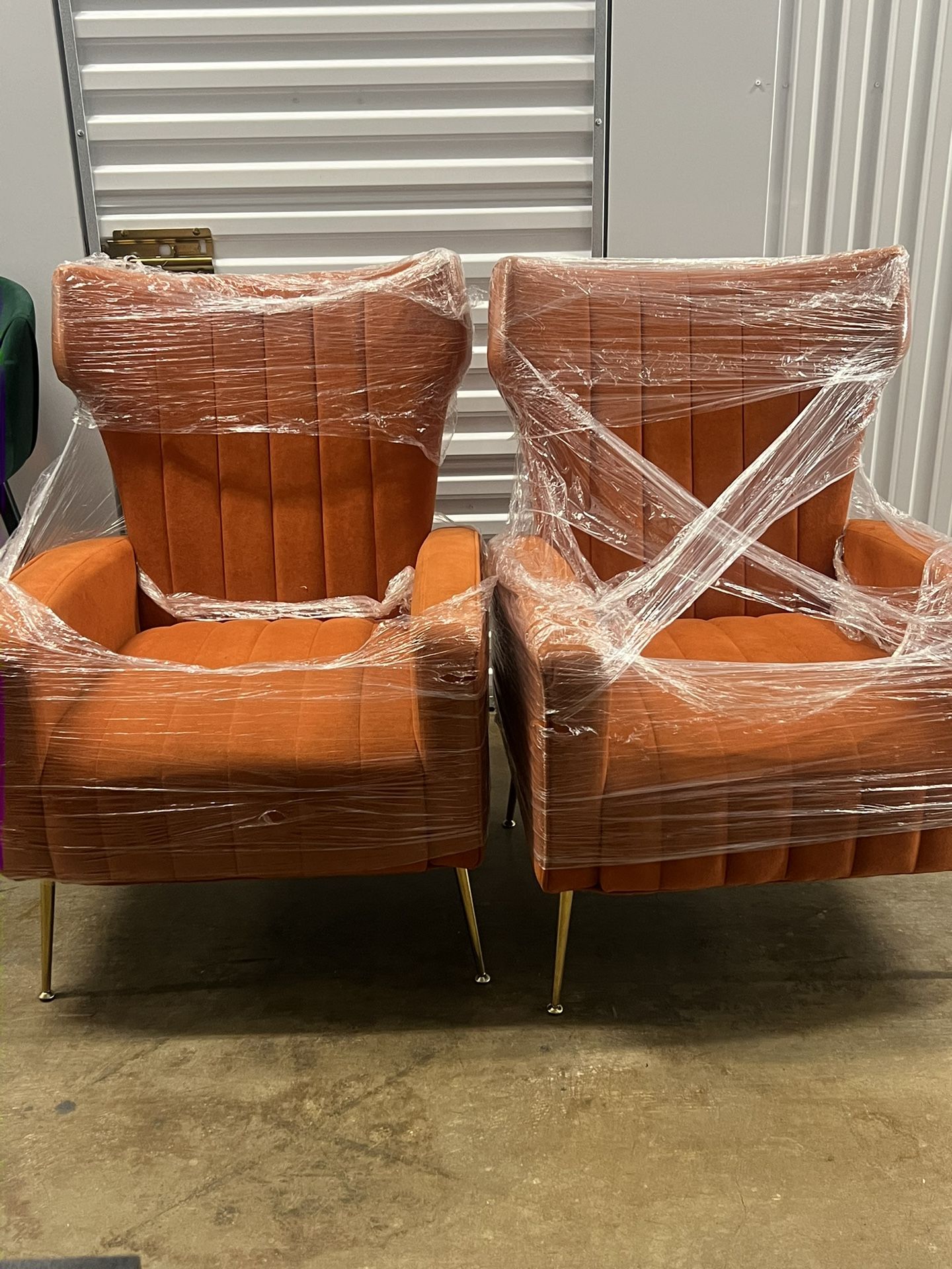 Floreal 27.5" Wide Velvet Wingback Chair