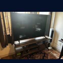 4K TV + Media Stand