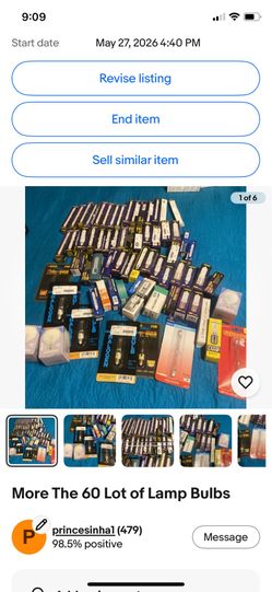 More the 60  pieces bulb light