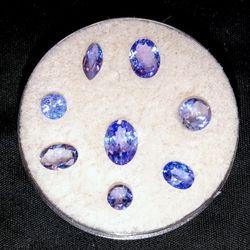 Natural Blue Cut Tanzanite Gemstones