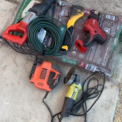 Power Tools And Extension Cord