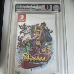 Shantae and the Pirate's Curse Nintendo Switch Sealed VGA Graded 85