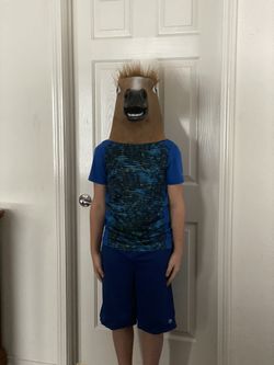 Funny horsehead mask Halloween