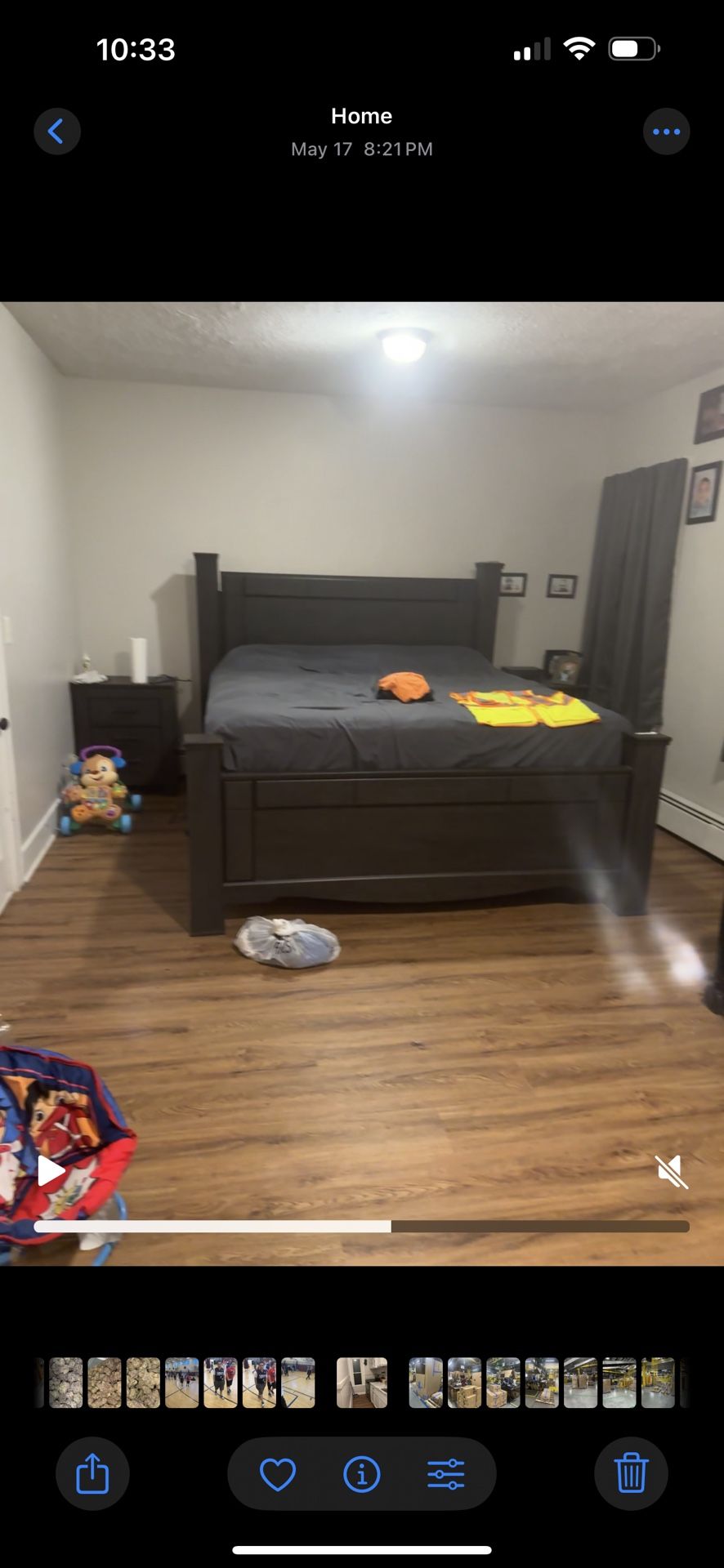 $750 Bed With Box Springs & Frame. $2000 Value.