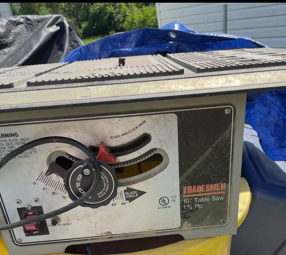 Flat table saw