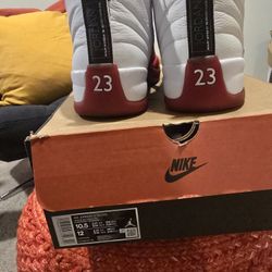 🍒 Cherry Red🍒 Retro 12's ⚡️⚡️🏀🏀 Size: 10.5