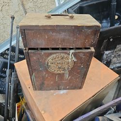 Vintage Drill Bit Box