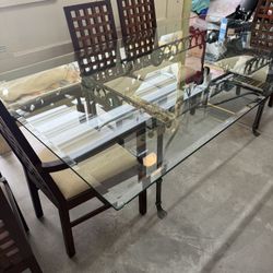 Glass Dining Table 