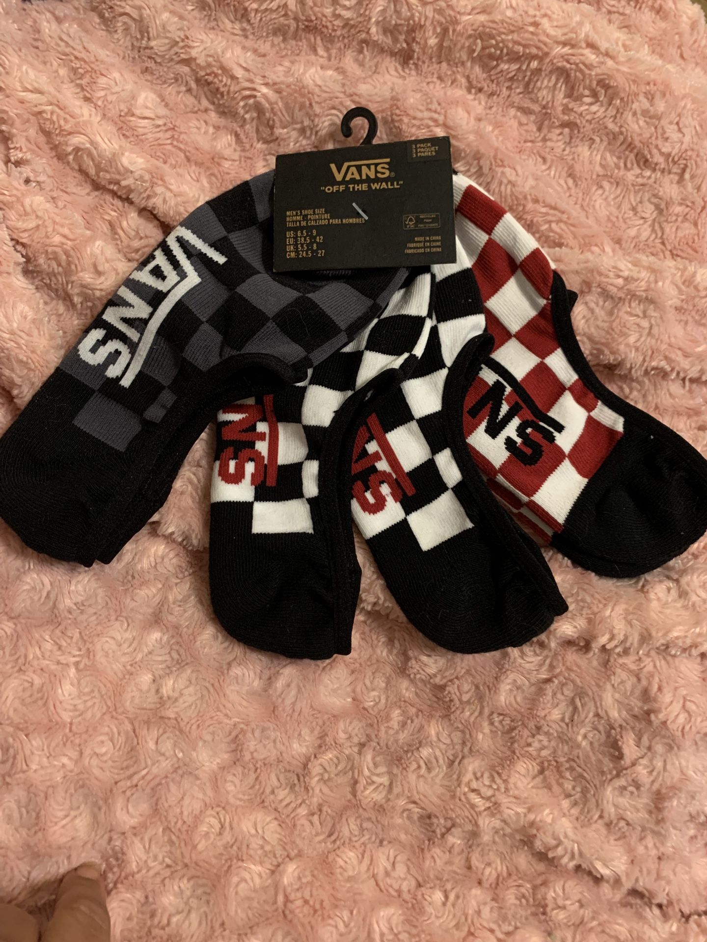 Teen / Men’s 3 Pack 6.5-9 No Show Socks Nwt