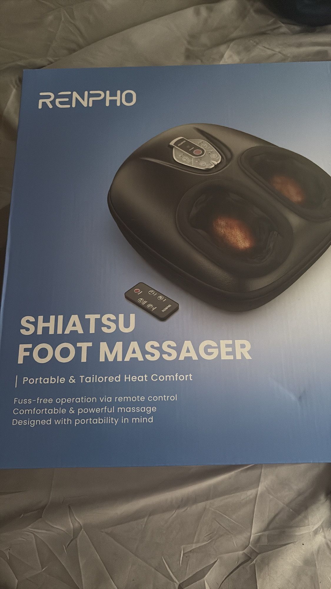 brand new heated foot massager