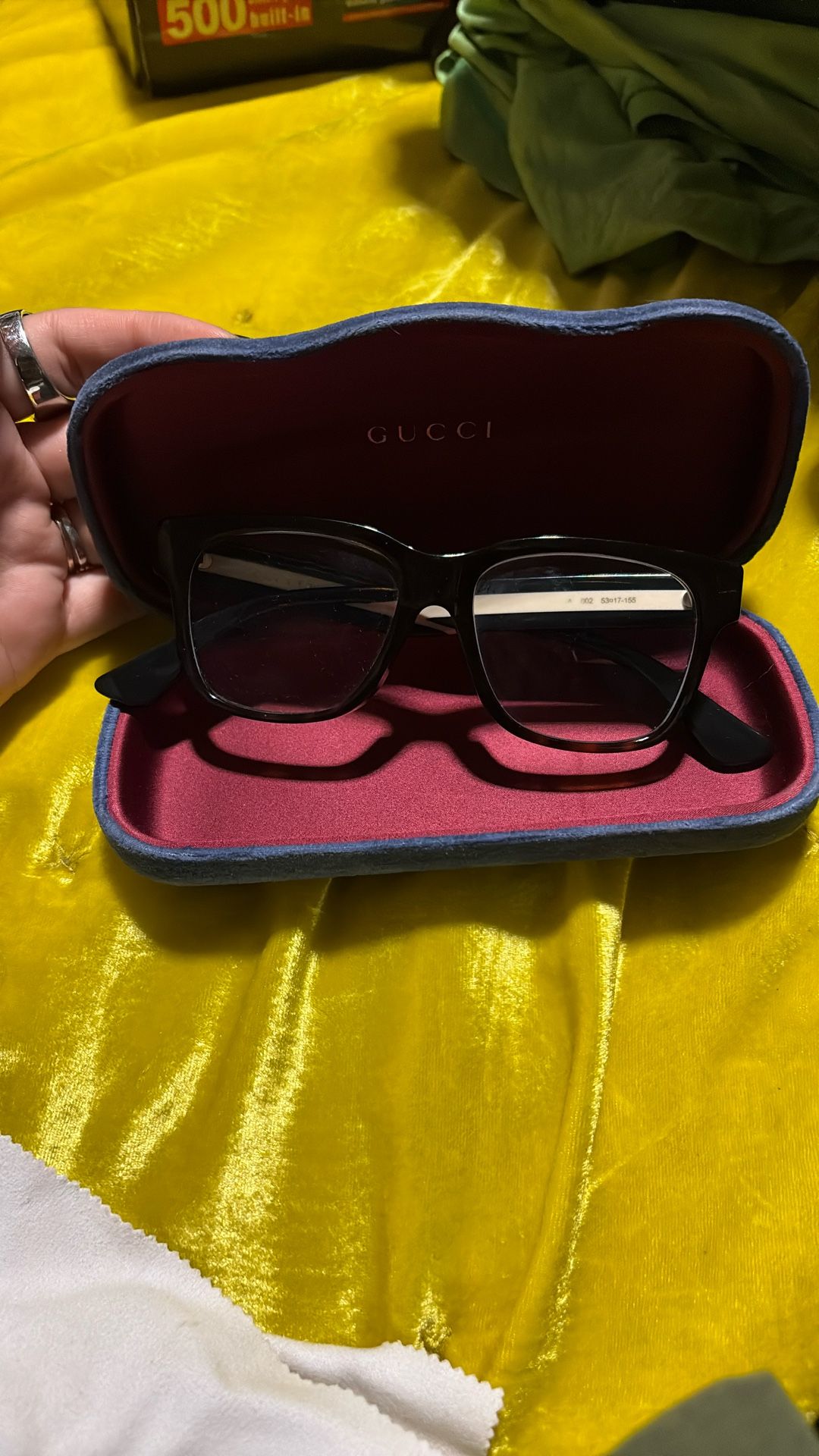 Gucci Reading Glasses With Case