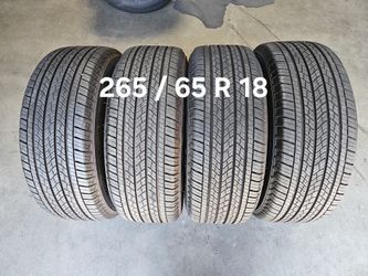 265 / 65 R 18 (4) TIRES MICHELIN 