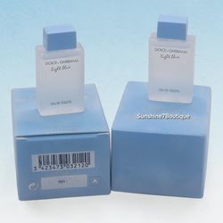 2x Dolce & Gabbana Light Blue Eau de Toilette Mini Size 0.15 oz/ 4.5ml Ea