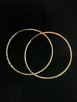 14k gold earrings #110463-1 MJ
