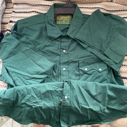 Green Dressing Shirt From Mexico 