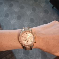 Rose Gold Michael Kors Woman's Watch