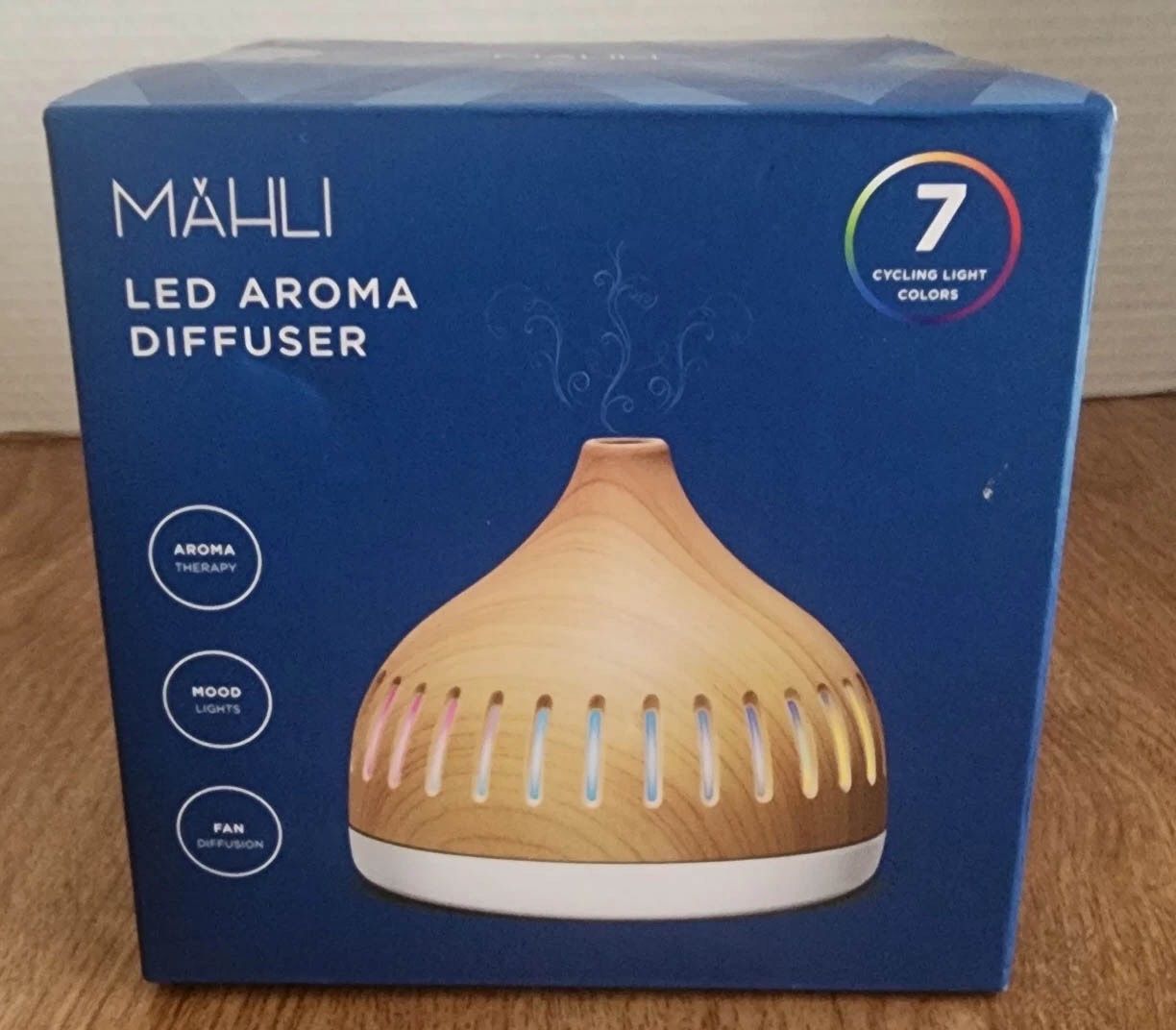 Mahli LED Aroma Diffuser 7 Cycling Light Colors