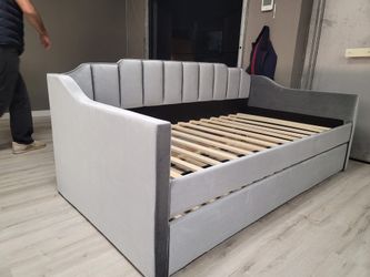 DAYBED TRUNDLE MENKEN DAYBED BY CROWN MARK