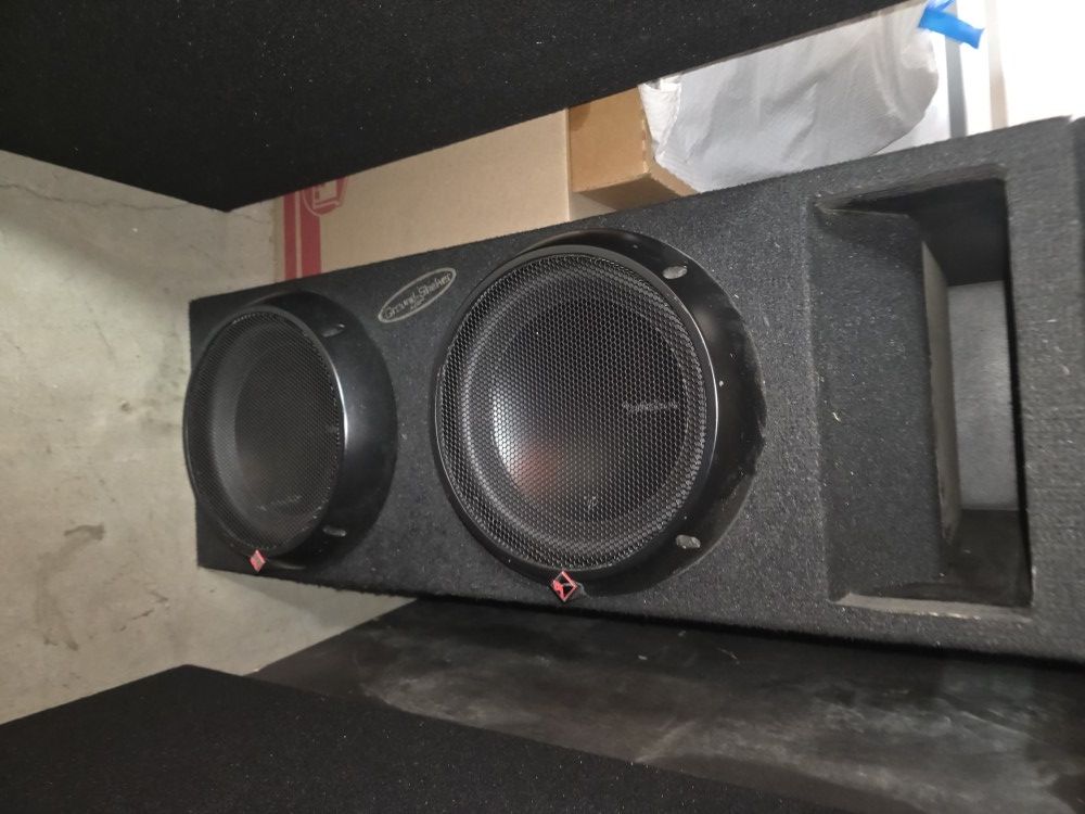 Rockford Fosgate T1d410 Subs In 30hz Ground Shaker Box