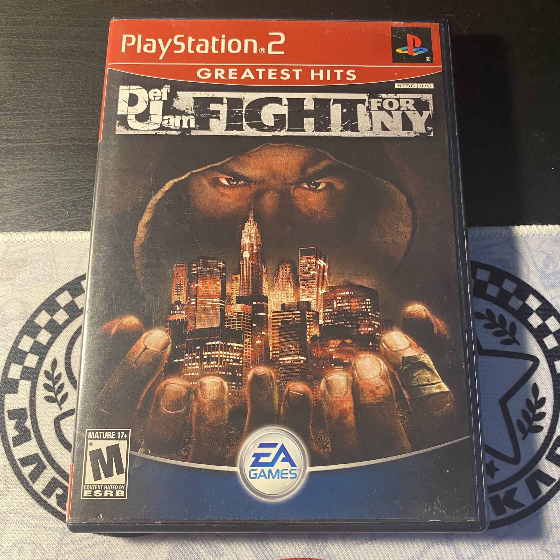 Def Jam Fight for NY (Sony PS2) ARTWORK AND MANUAL! NO GAME!!