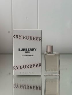 Authentic Burberry Her Eau de Parfum Mini 5ml - Travel Size Vanilla Fruity Perfume