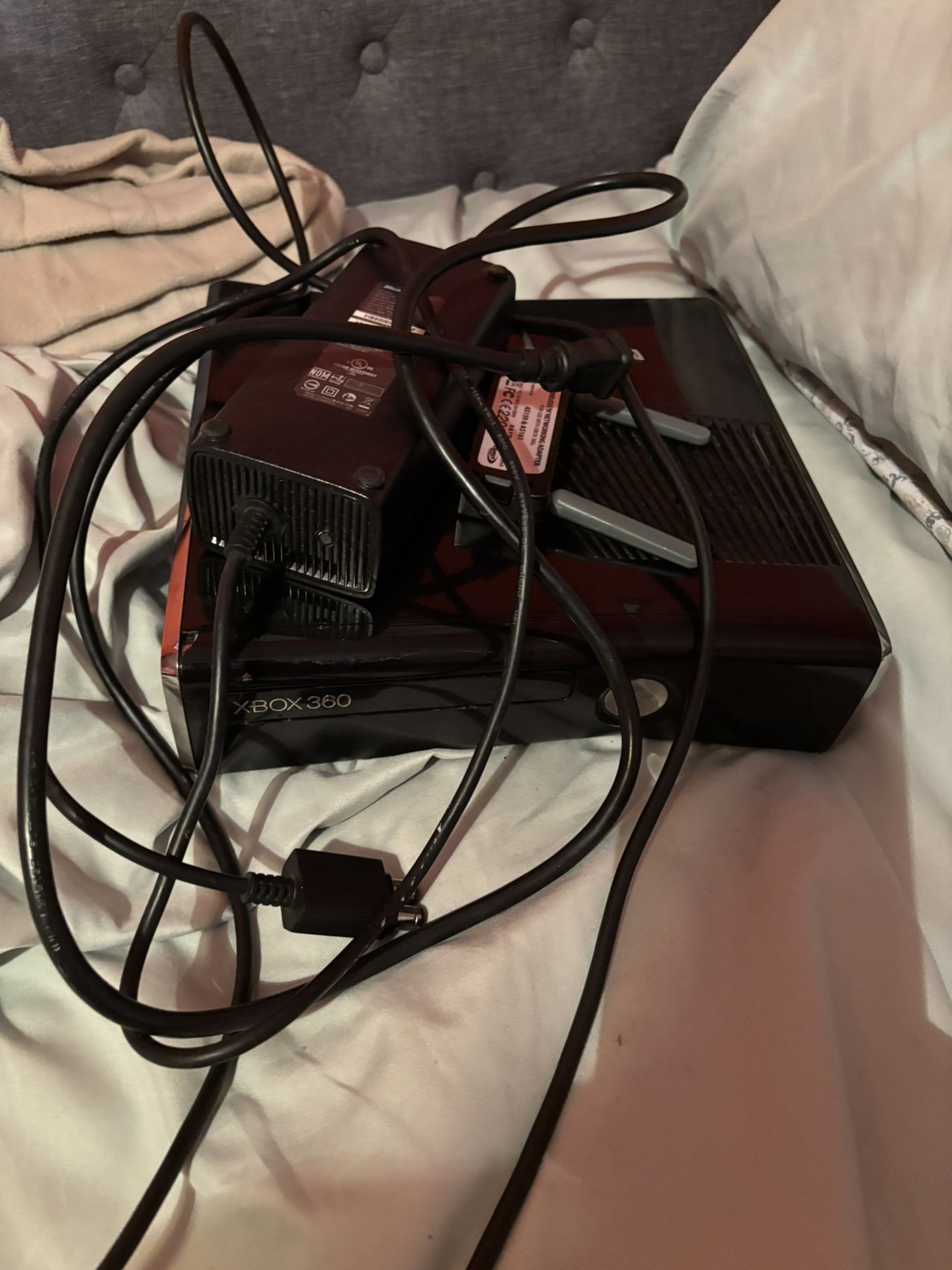 Xbox 360 With WiFi Adapter And HDMI Cord And Power Adapter