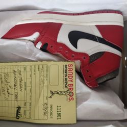 Nike Air Jordan 1 lost and found size 5