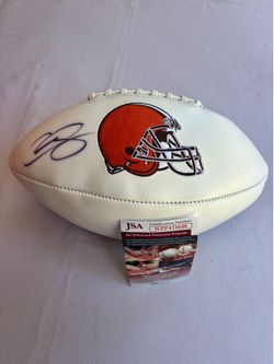 Authenticated signed Cleveland Browns Football