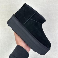 🖤 UGG Classic Ultra Mini Platform "Black"