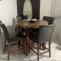 Table with four chairs