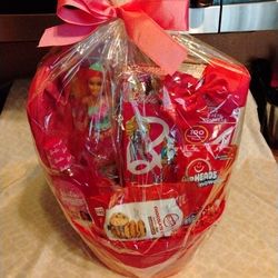 Barbie gift basket