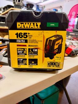 165 ft. Red Self-Leveling Cross-Line and Plumb Spot Laser Level with (3) AAA Batteries & Case
