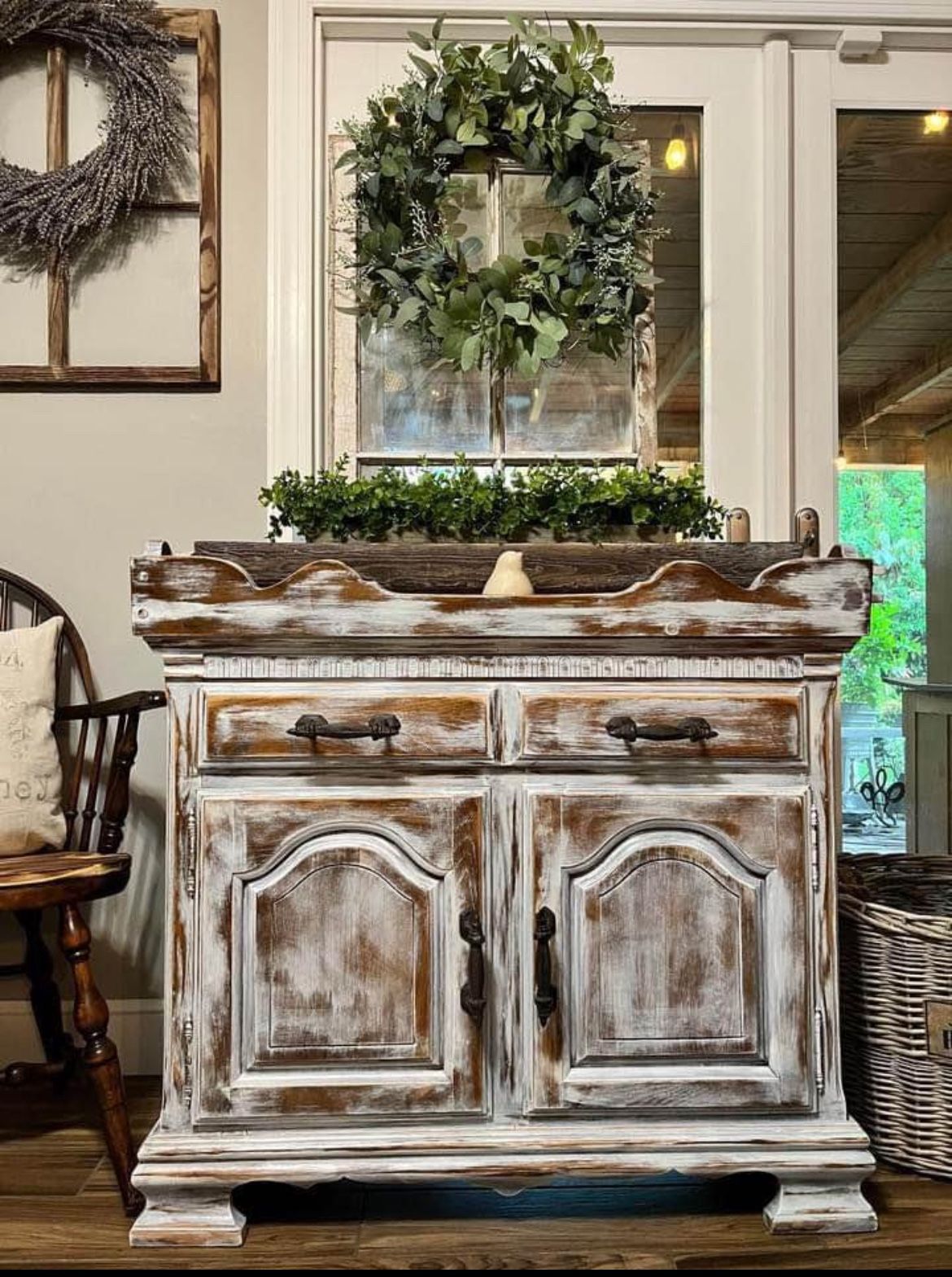 Old Farmhouse Antique Buffet