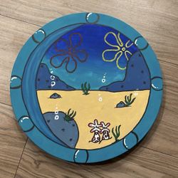 SpongeBob Window Painting 