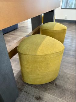 West Elm Pebble Ottomans – Set of 2 – $99