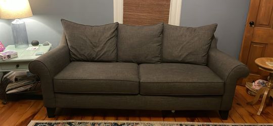 Dark grey couch