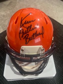 Kevin Butler Signed Bears Speed Mini Helmet