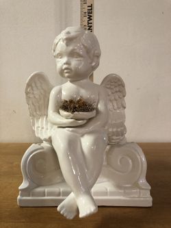 Ceramic Angel planting pot