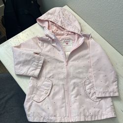 Carters rain jacket size 5 girls