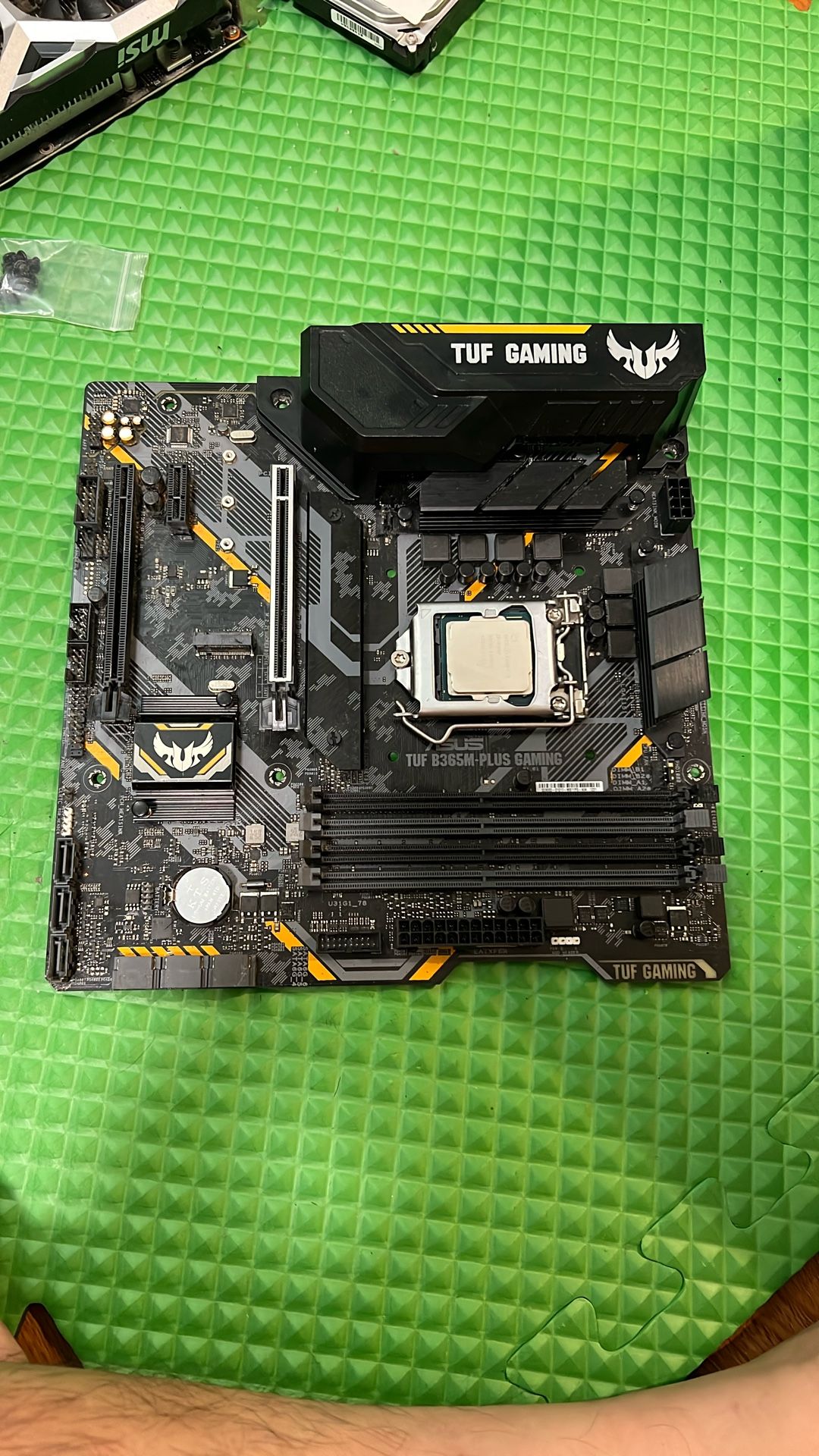 TUF B365M-PLUS GAMING (INCLUDE I3 9100F CPU)