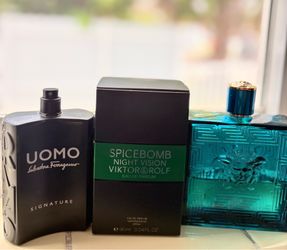 Versace Eros, Spicebomb Night Vision, Ferragamo Uomo Signature