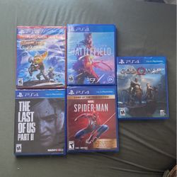 5 PS4 Game Bundle New Sealed In Box Pickup Today And Get $5 Off!