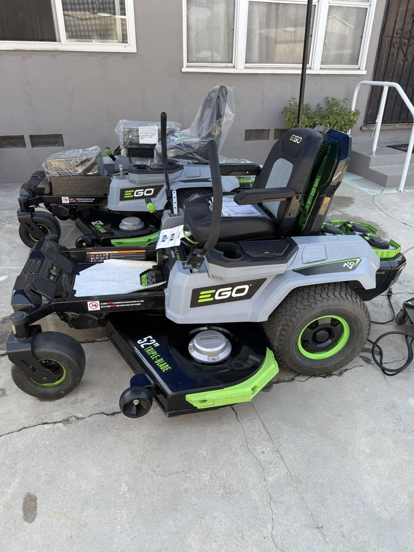 New EGO POWER+ Z6 52” Zero-Turn Electric Riding Mower