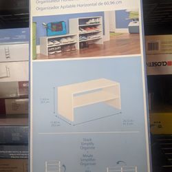 24" Horizontal Stackable Organizer 