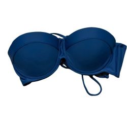 Juicy Couture Blue Underwire Bikini Top Size Small