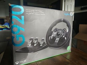 Logitech racing wheel and shifter