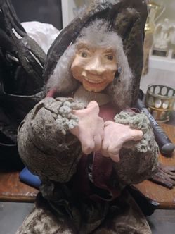 Antique Witch Doll Very Old