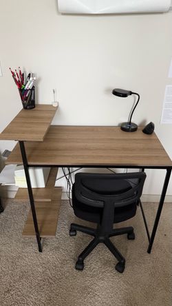 💻 DESK + OFFICE CHAIR — $90